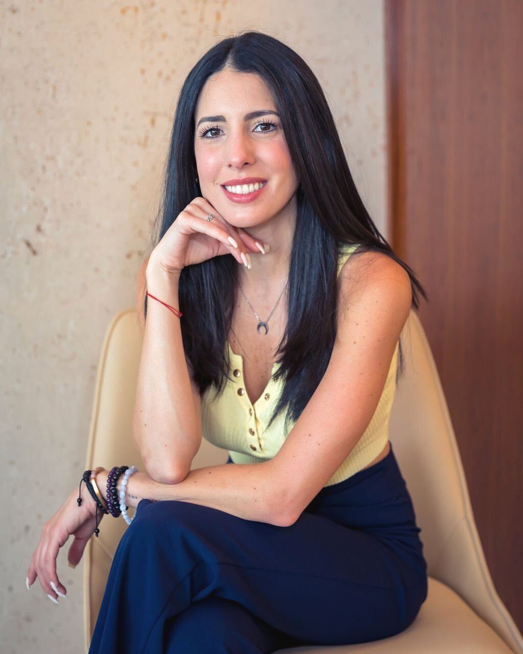 Portrait of holistic therapist Caro Rodriguez