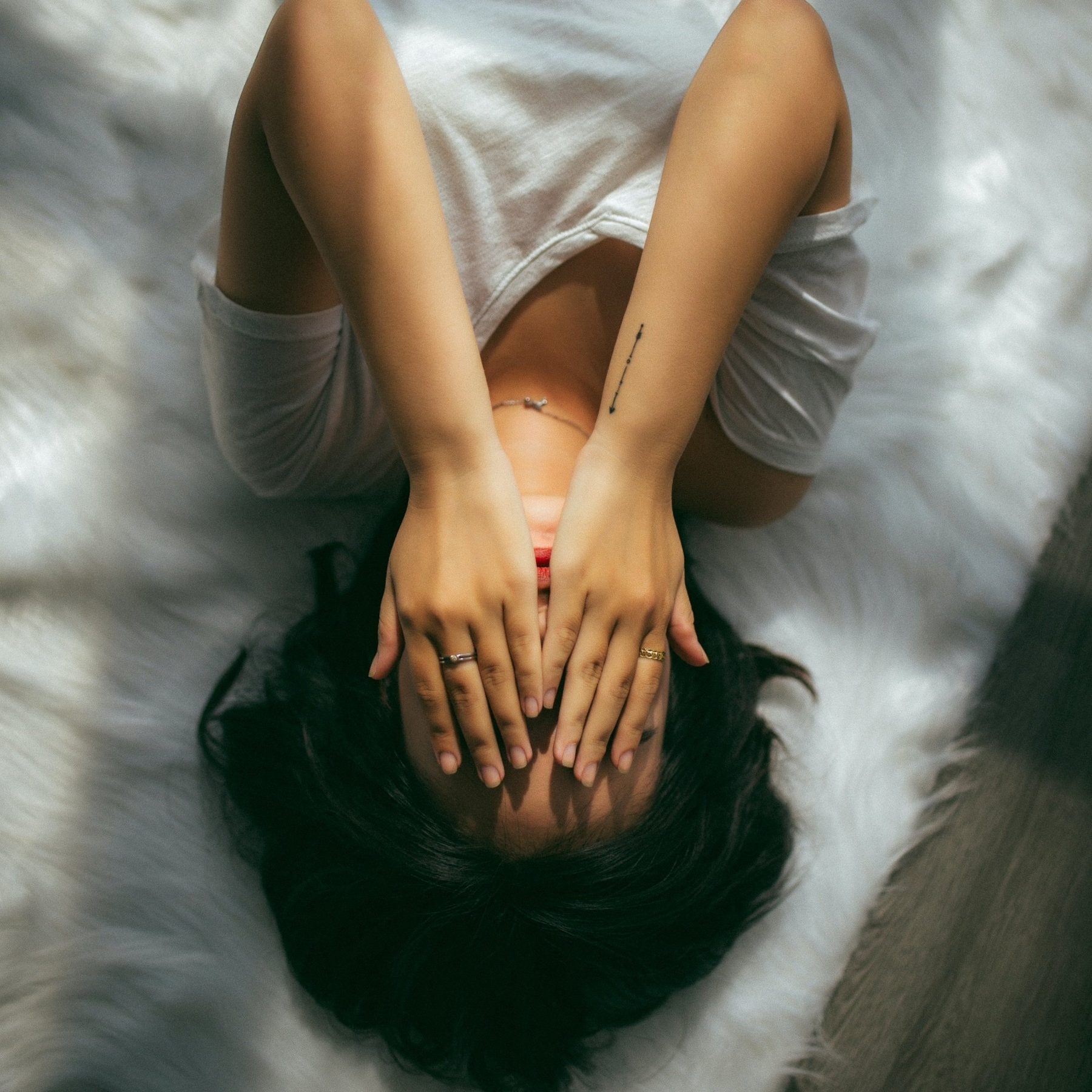 Woman feeling stressed and overwhelmed
